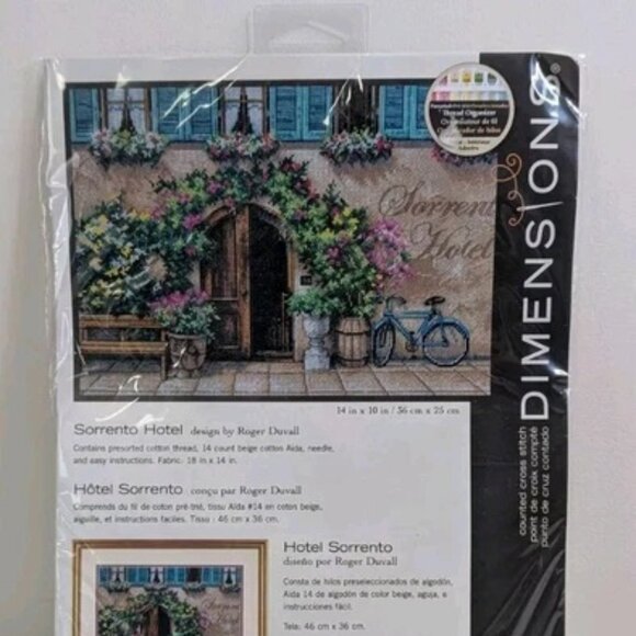 Dimensions Sorrento Hotel Counted Cross Stitch Kit New 14" x 10" 70-35270 - Picture 2 of 6